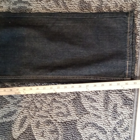 Levi's Blue Straight Jeans Classic Style Dark Blue Mens Size 42 - Picture 8 of 10